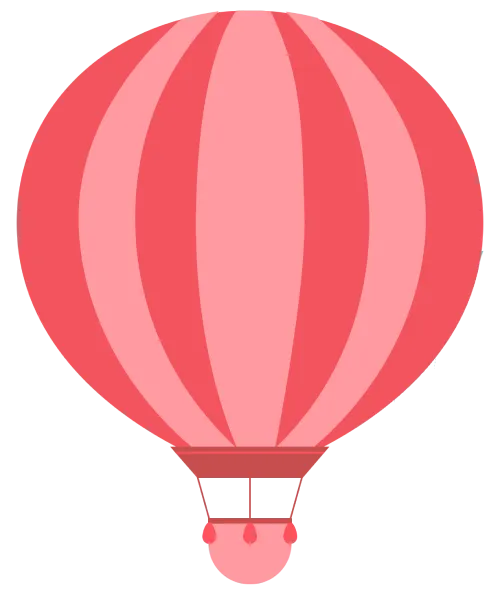 Floating Hot Air Balloon