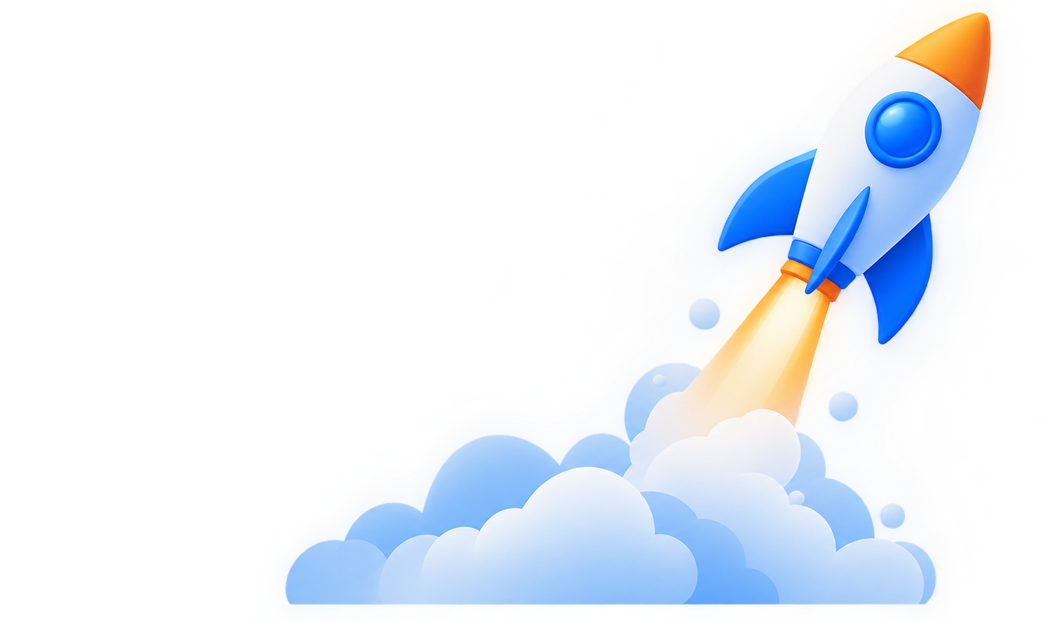 Rocket launch illustration